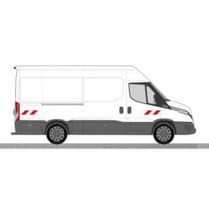 Alternative view of Kit Rouge Blanc CL. B Standard - IVECO Daily H2 (2024)